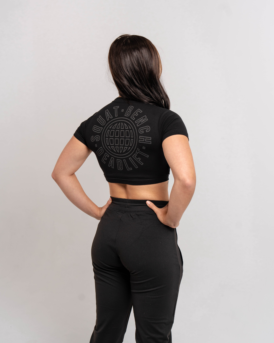 Retro Pod True-Fit Women's Crop - Shadow Stone Black
