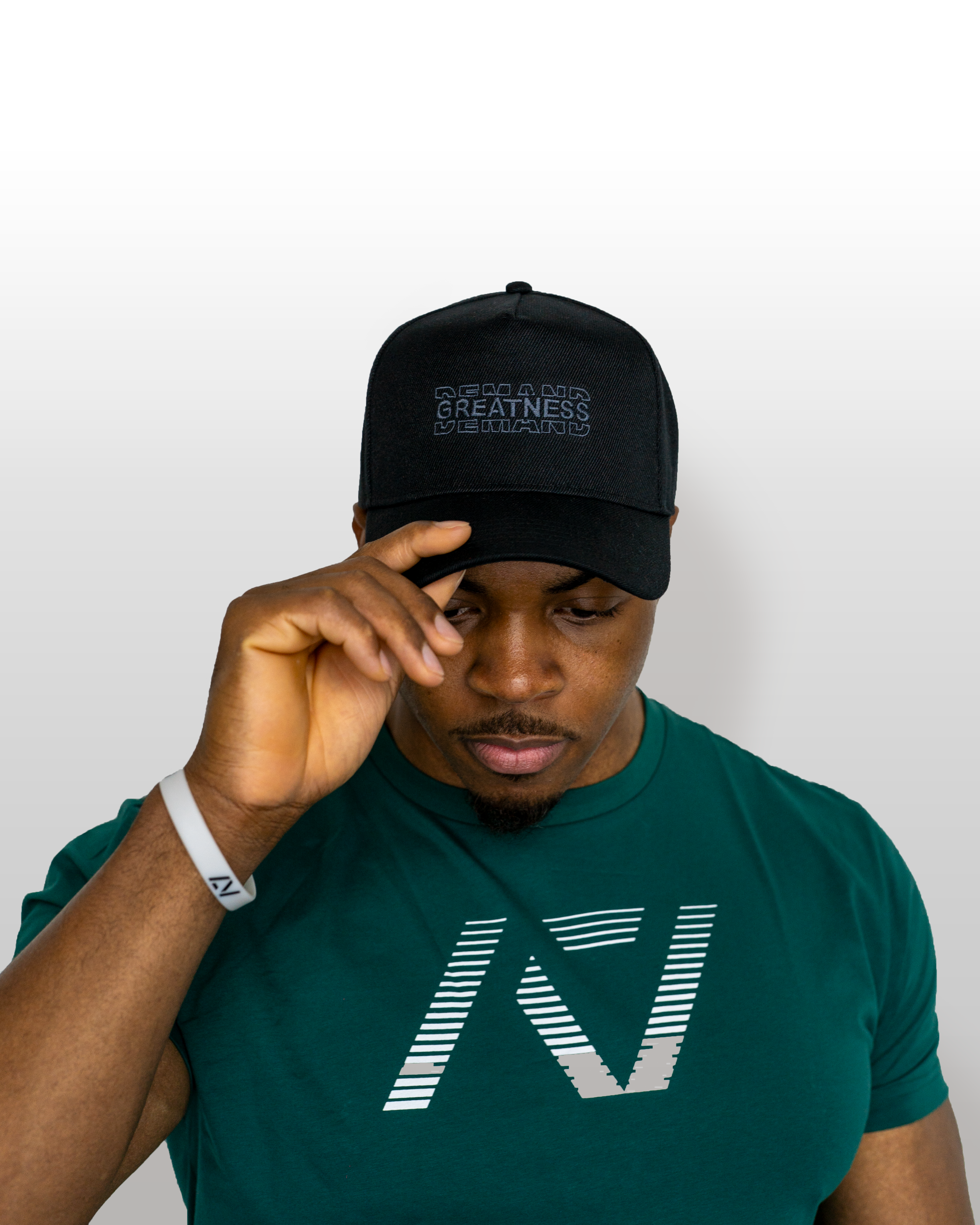 Divided 5 Panel Snapback Hat - Shadow Stone