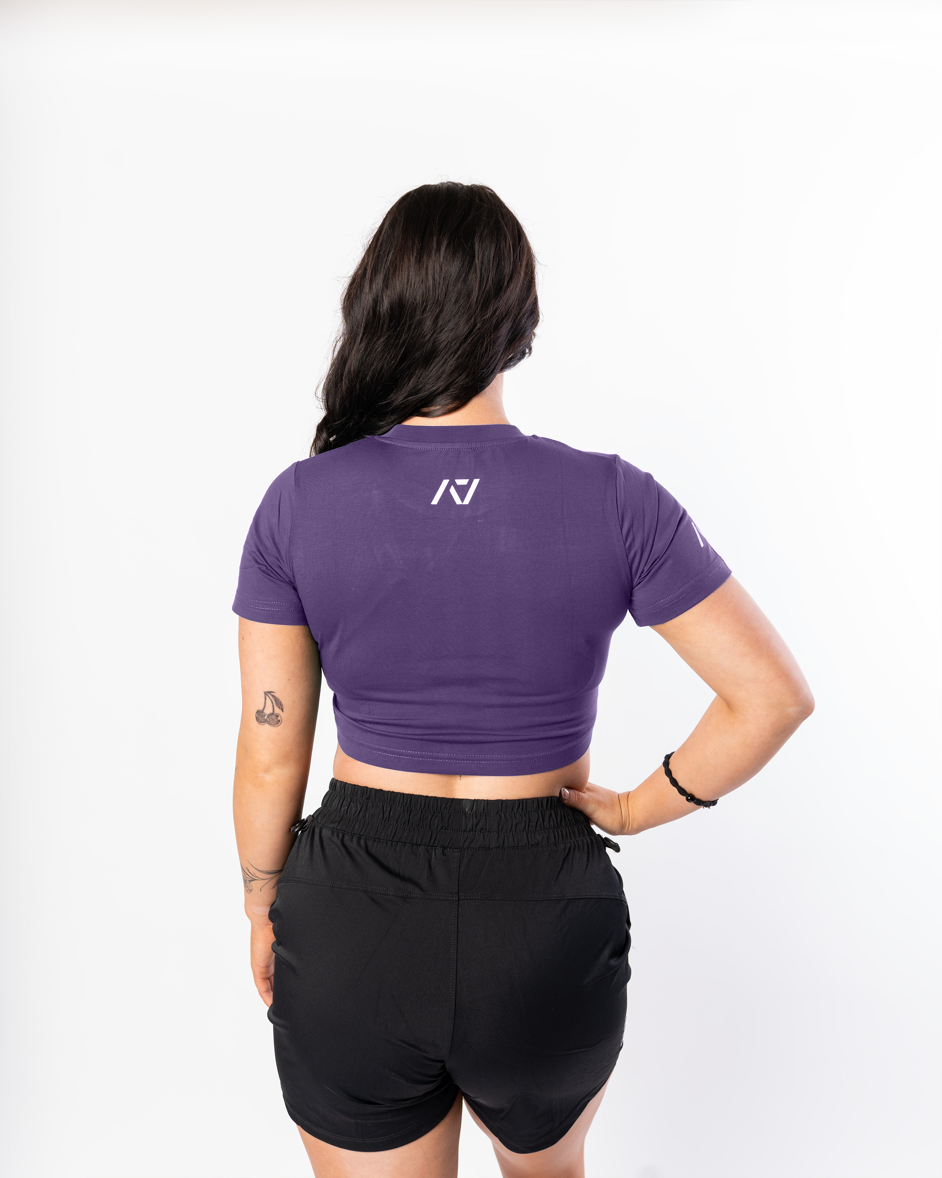 Demand Greatness True-Fit Women's Meet Crop - Purple