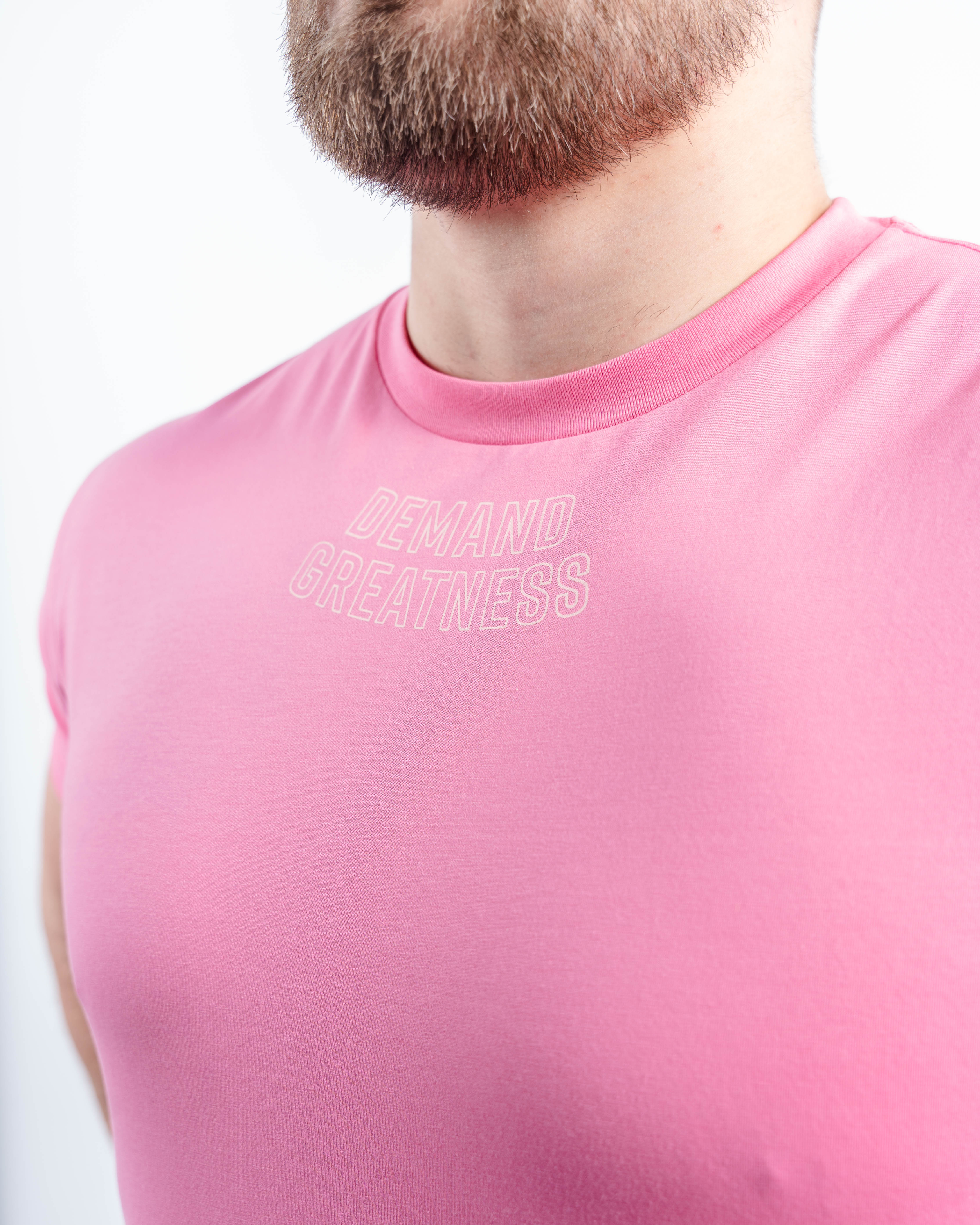 Demand Greatness True-Fit Men's Meet Shirt - Roseite