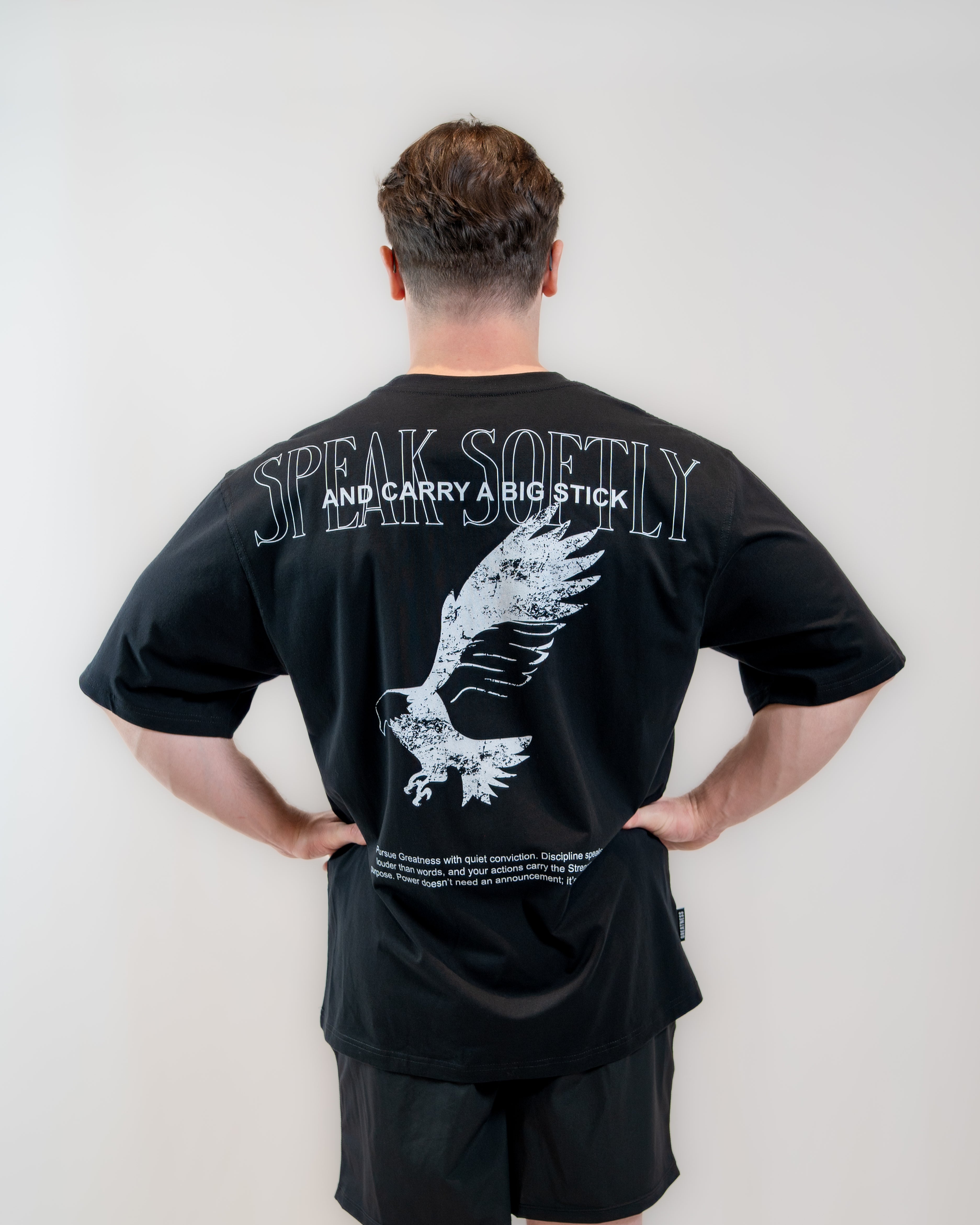 Speak Softly Over-Fit Unisex Shirt - Domino