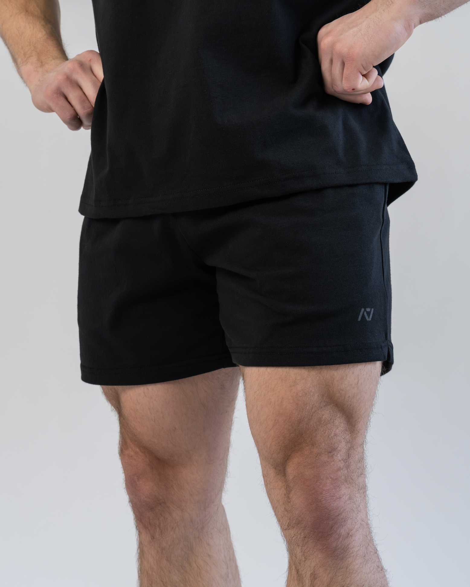 Organic Cotton MVN Shorts - Black