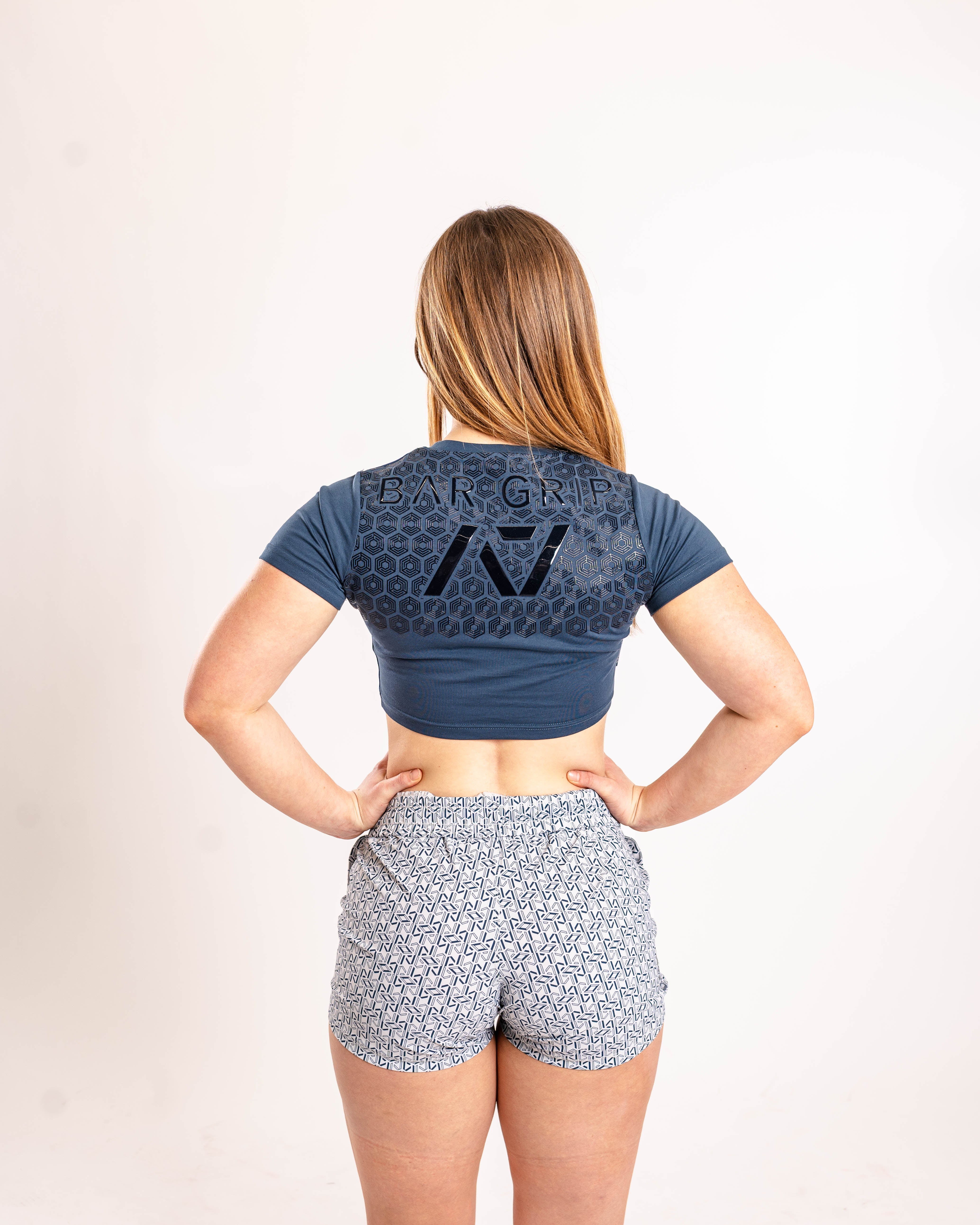 Orbit True-Fit Women's Bar Grip Crop - Tides Blue