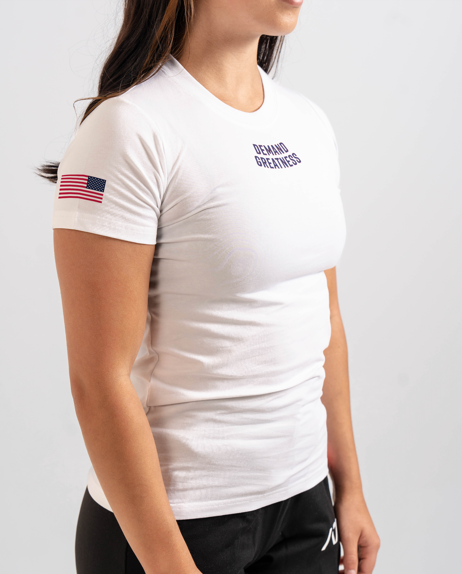 Demand Greatness True-Fit Women's Meet Shirt - Americana