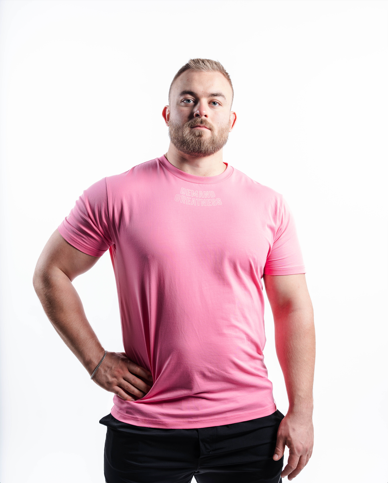Demand Greatness True-Fit Men's Meet Shirt - Roseite