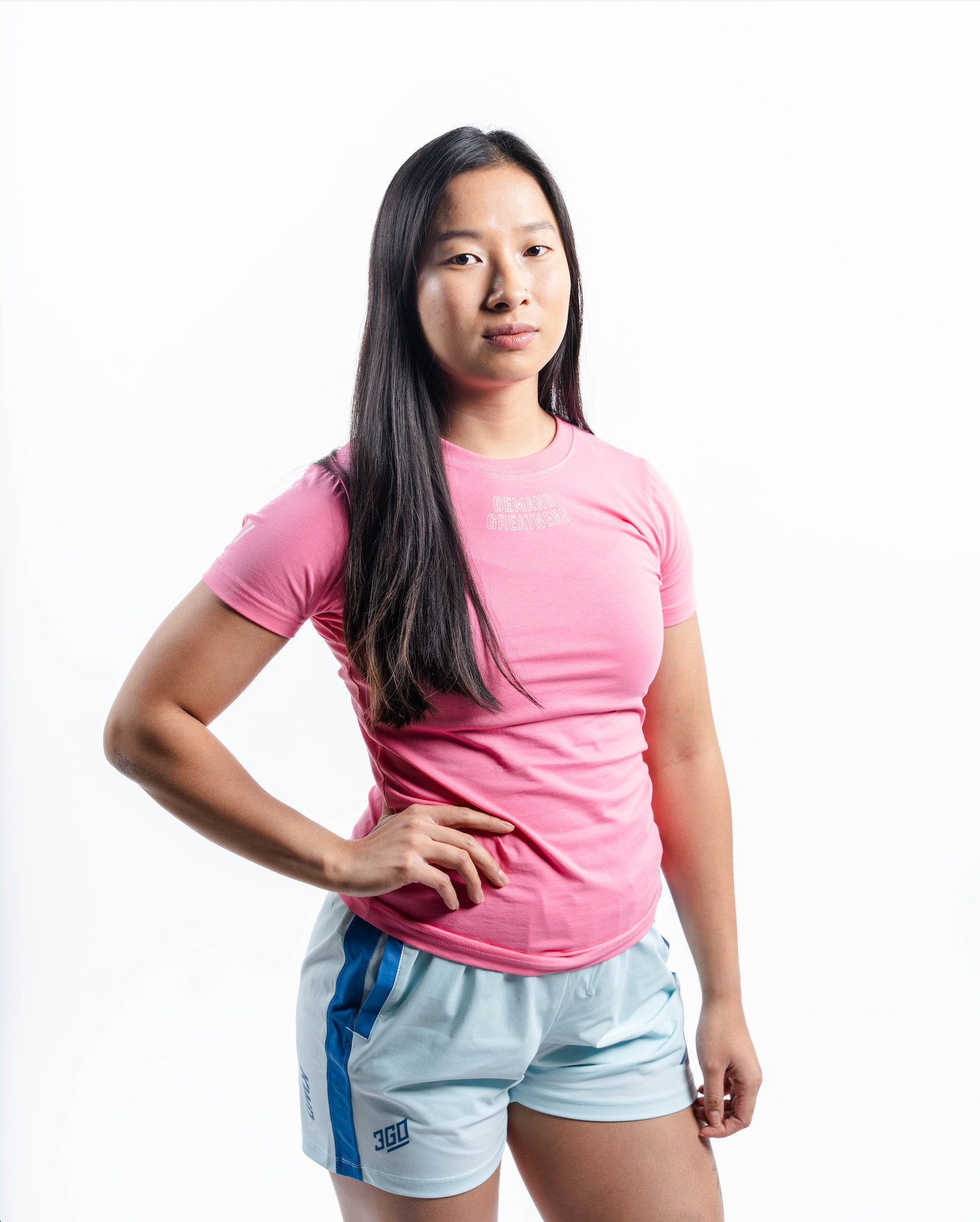 Demand Greatness True-Fit Women's Meet Shirt - Roseite