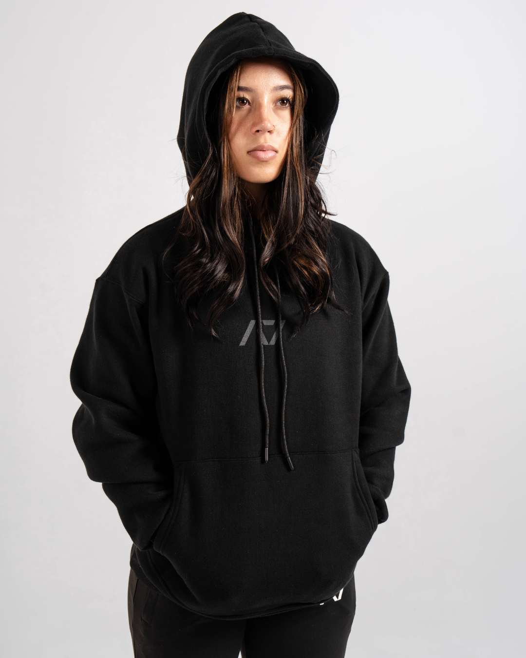 Powerlifting Unisex Hoodie - Shadow Stone Black