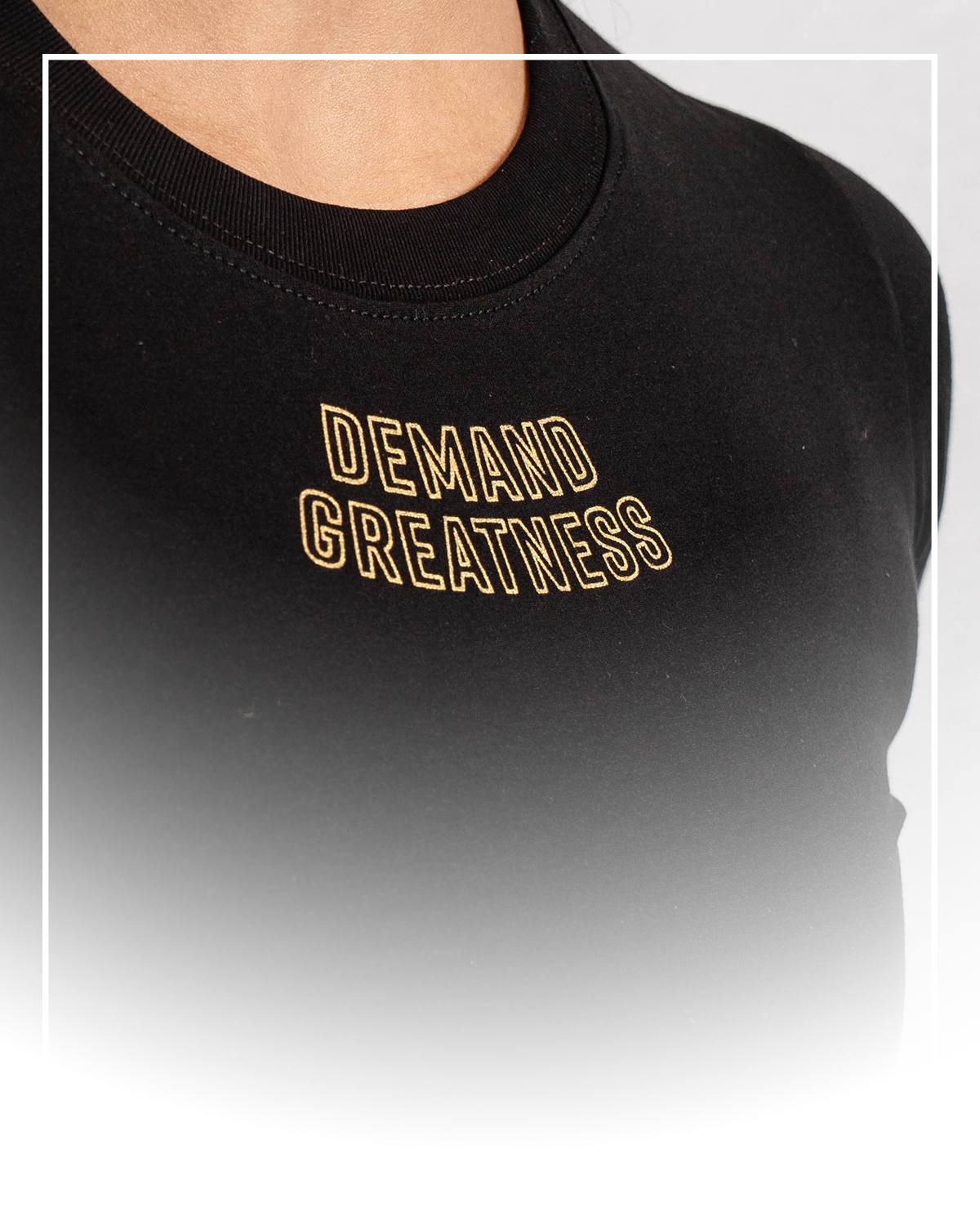 Women's Meet Shirt Gold Standard Close Up