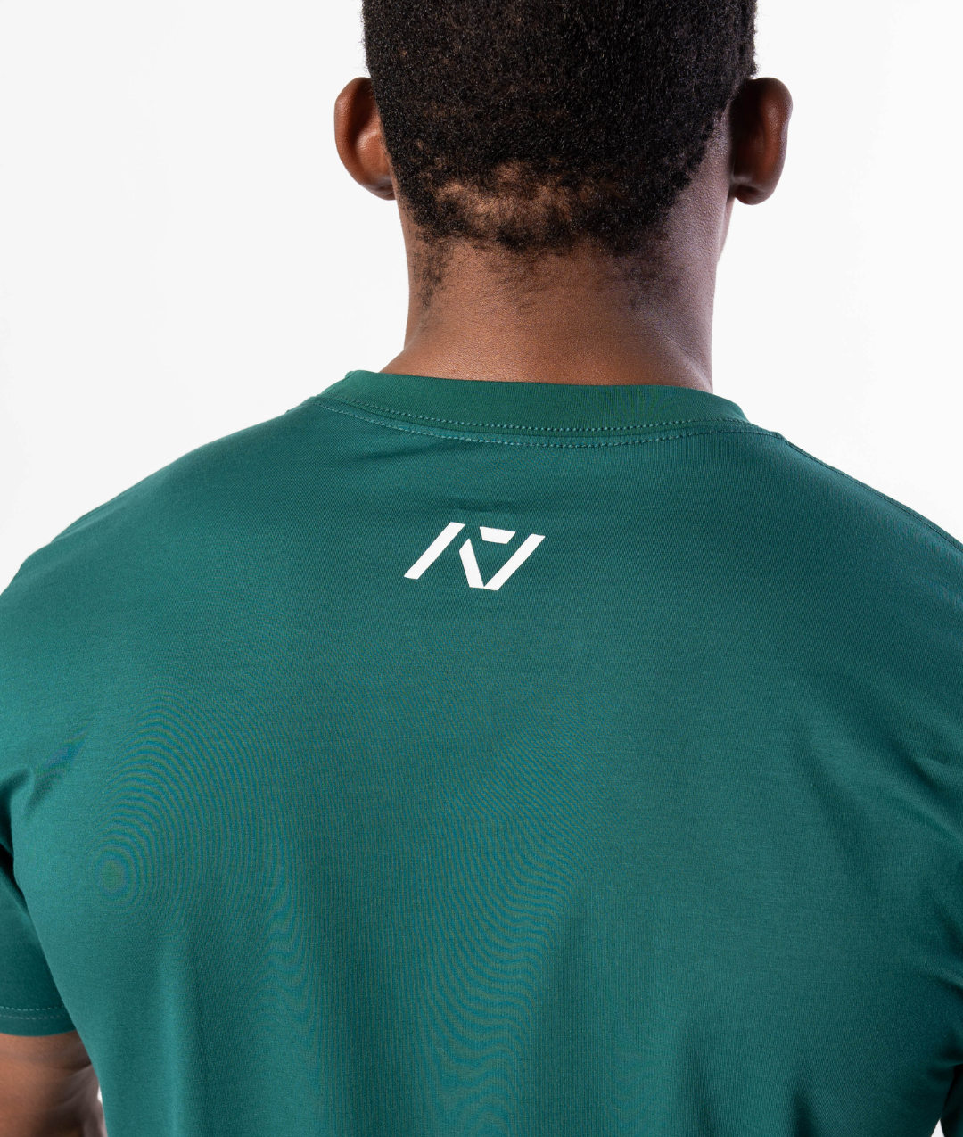Back view showcasing the A7 logo centered below the neckline.