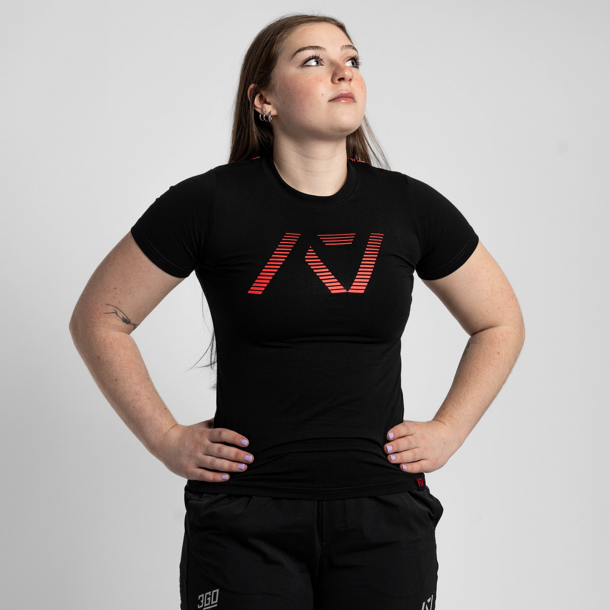 USAPL True-Fit Women's Bar Grip Shirt - Navy - A7 USAPL True-Fit Women's Bar Grip Shirt - Navy - A7