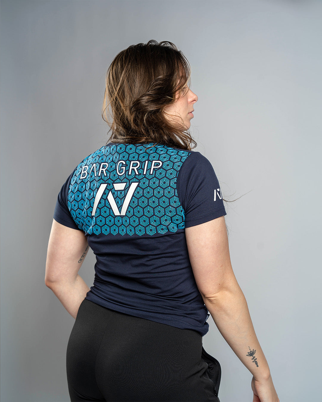 USAPL True-Fit Women's Bar Grip Shirt - Navy