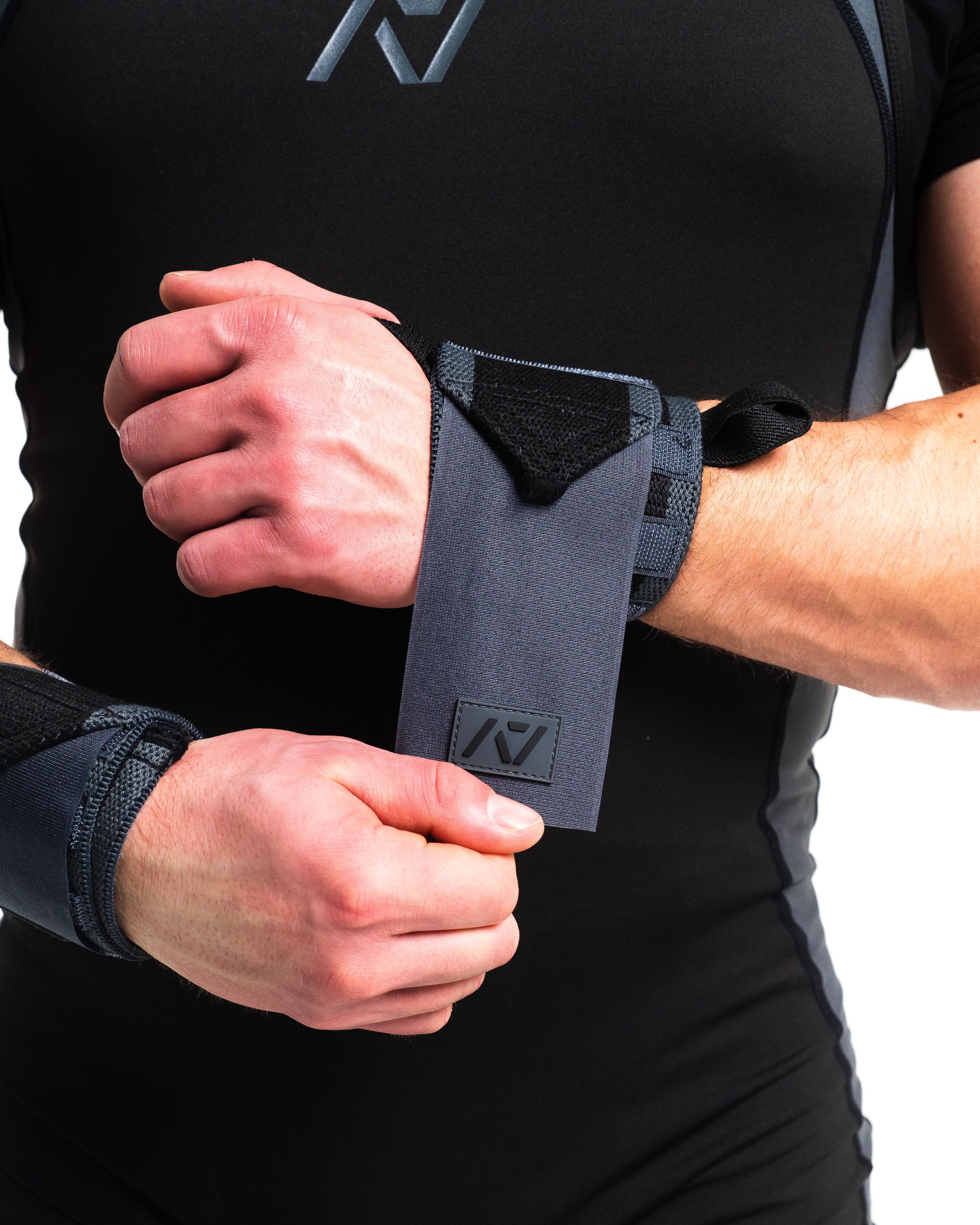 Zebra Wrist Wraps - Shadow Stone