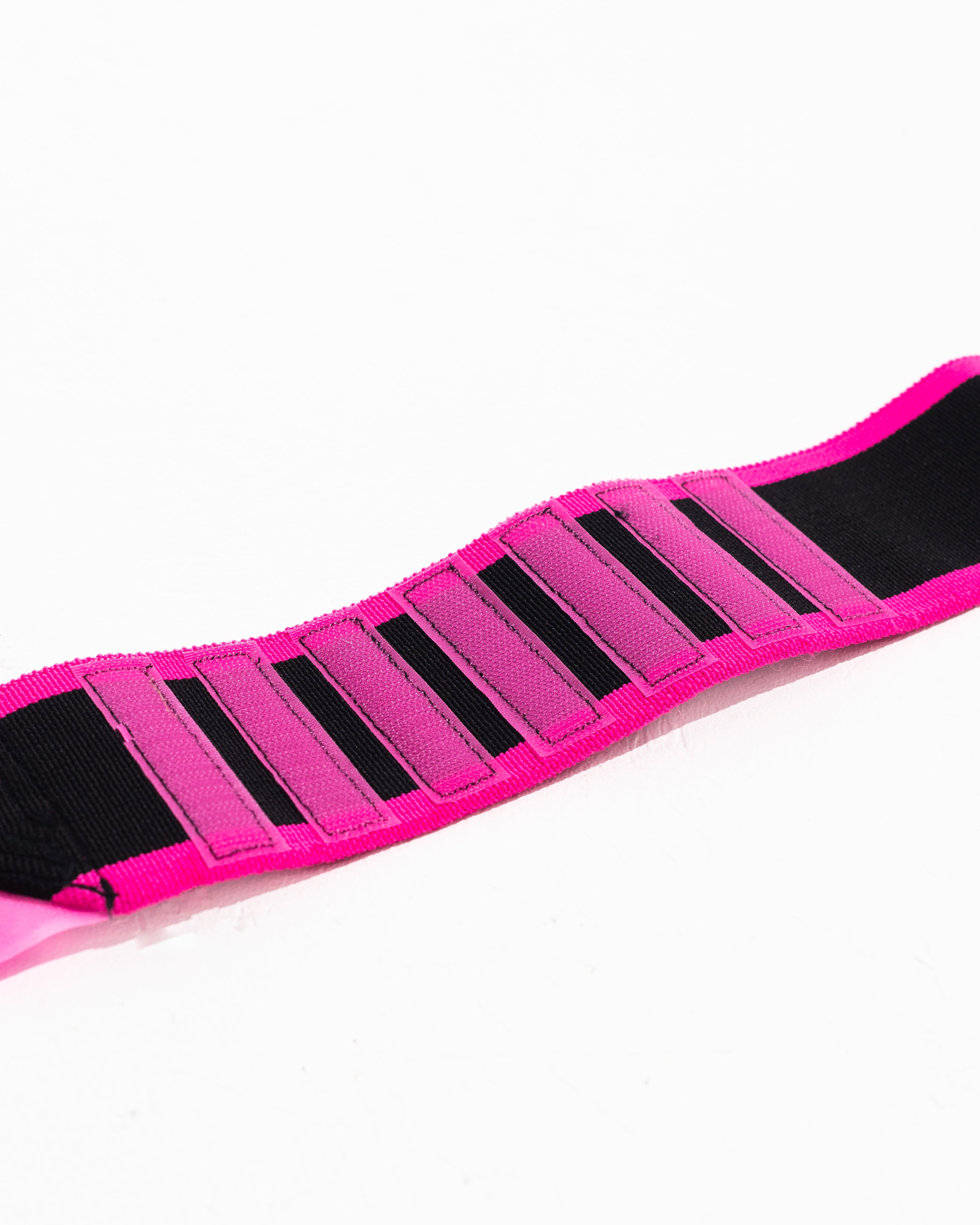 Zebra Wrist Wraps - Flamingo