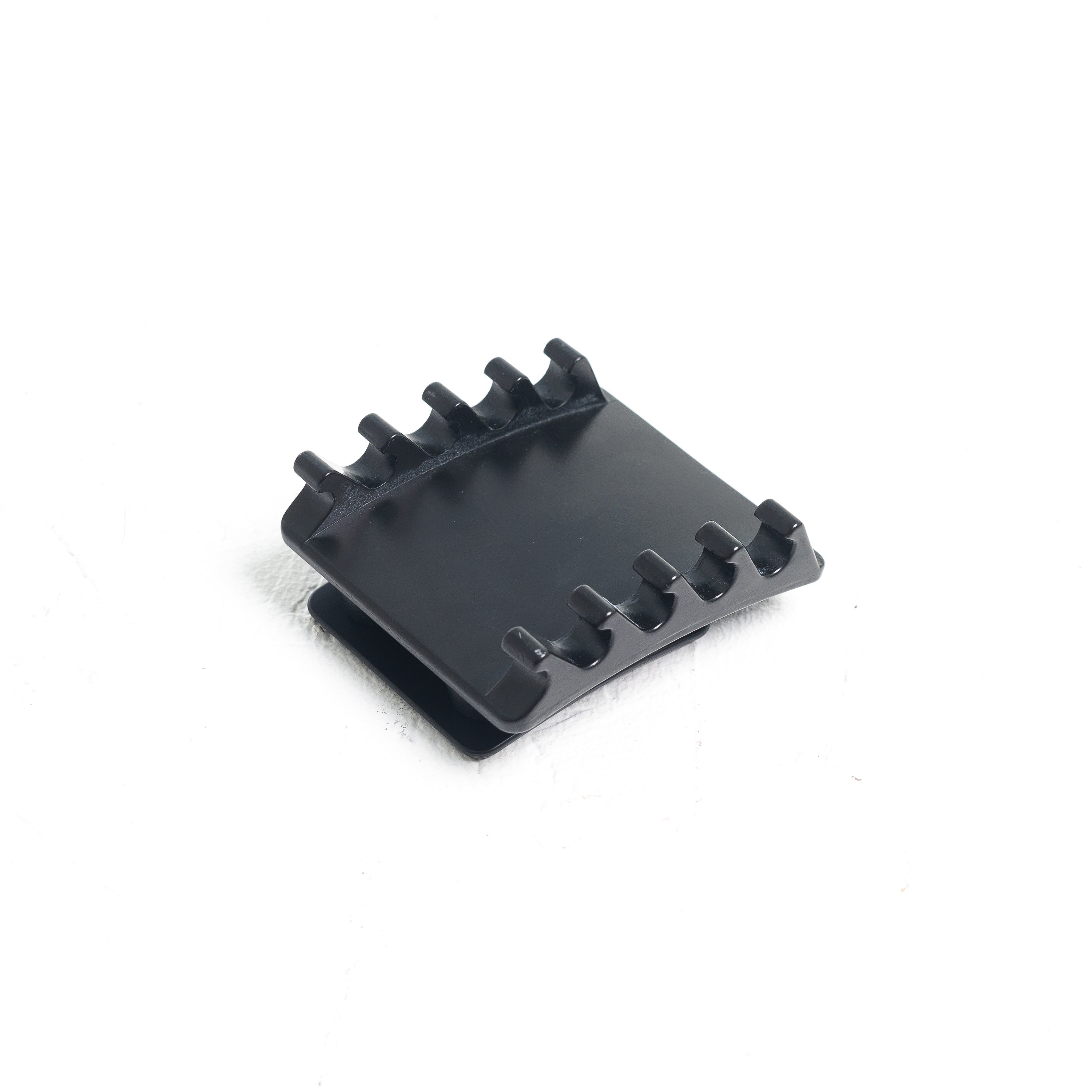 Close-up of the slotted adjustment rail on the A7 PAL Buckle allowing 0.5-inch precision settings.