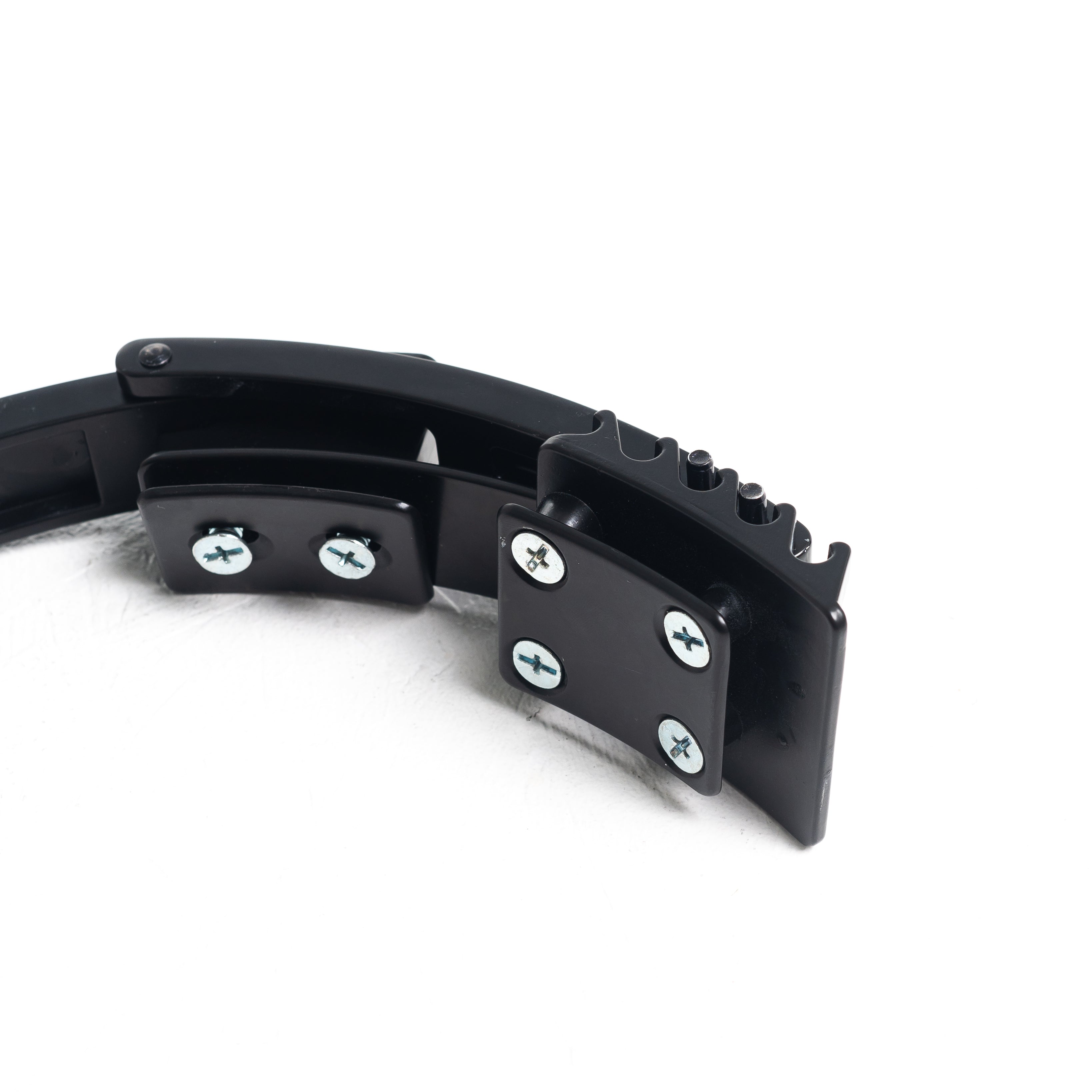 Showing screws and back of the PAL Buckle - Black