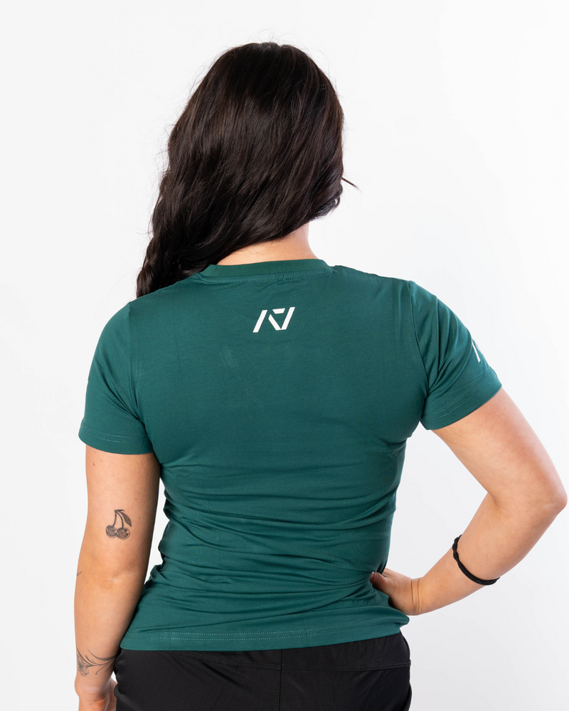 
                  
                    Demand Greatness True-Fit Women's Meet Shirt - Emerald Forás
                  
                