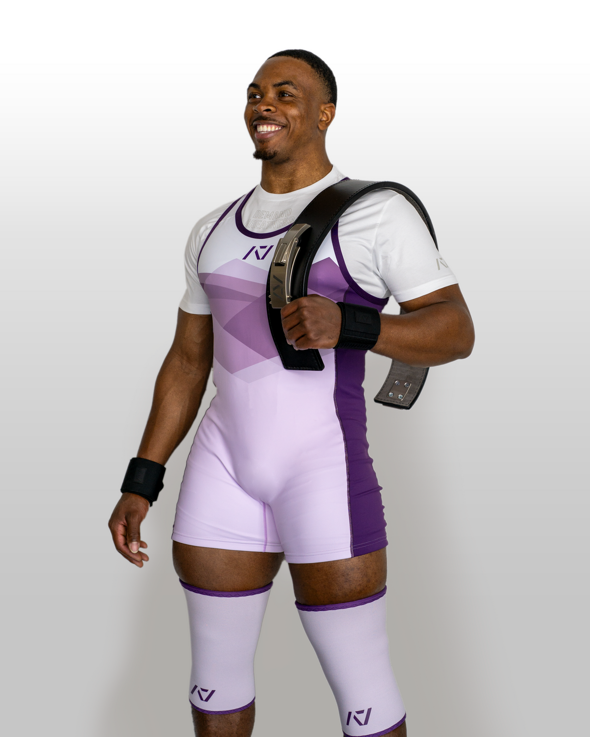 Lavender Singlet for Powerlifting | Men's Purple Singlet – A7