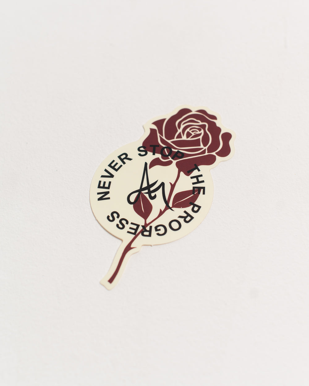 Ivory Rose Sticker