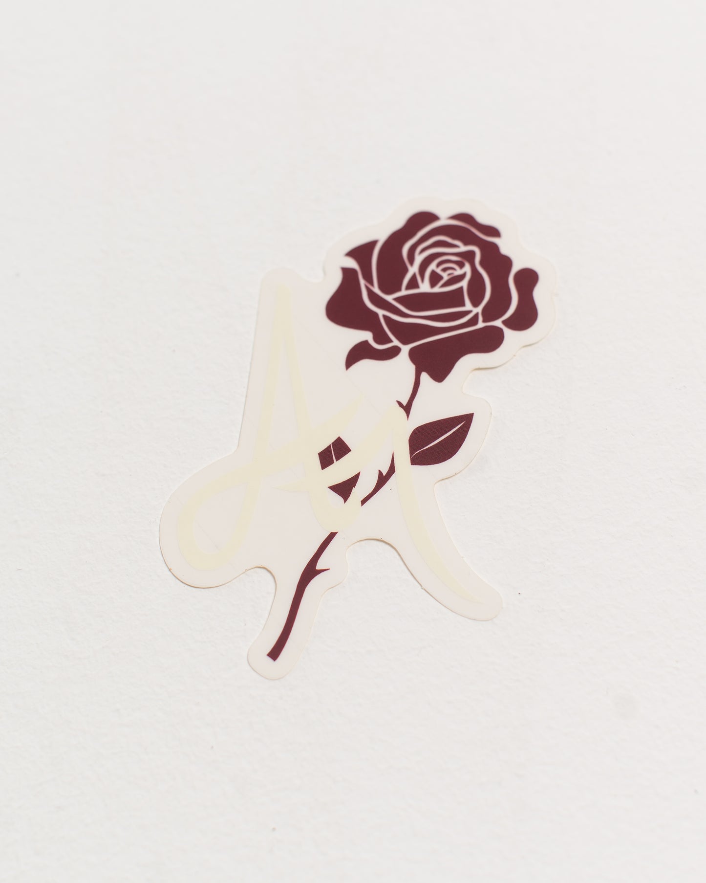 
                  
                    Ivory Rose Sticker - Transparent
                  
                