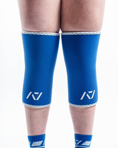 Hourglass Knee Sleeves - Cyanite - A7