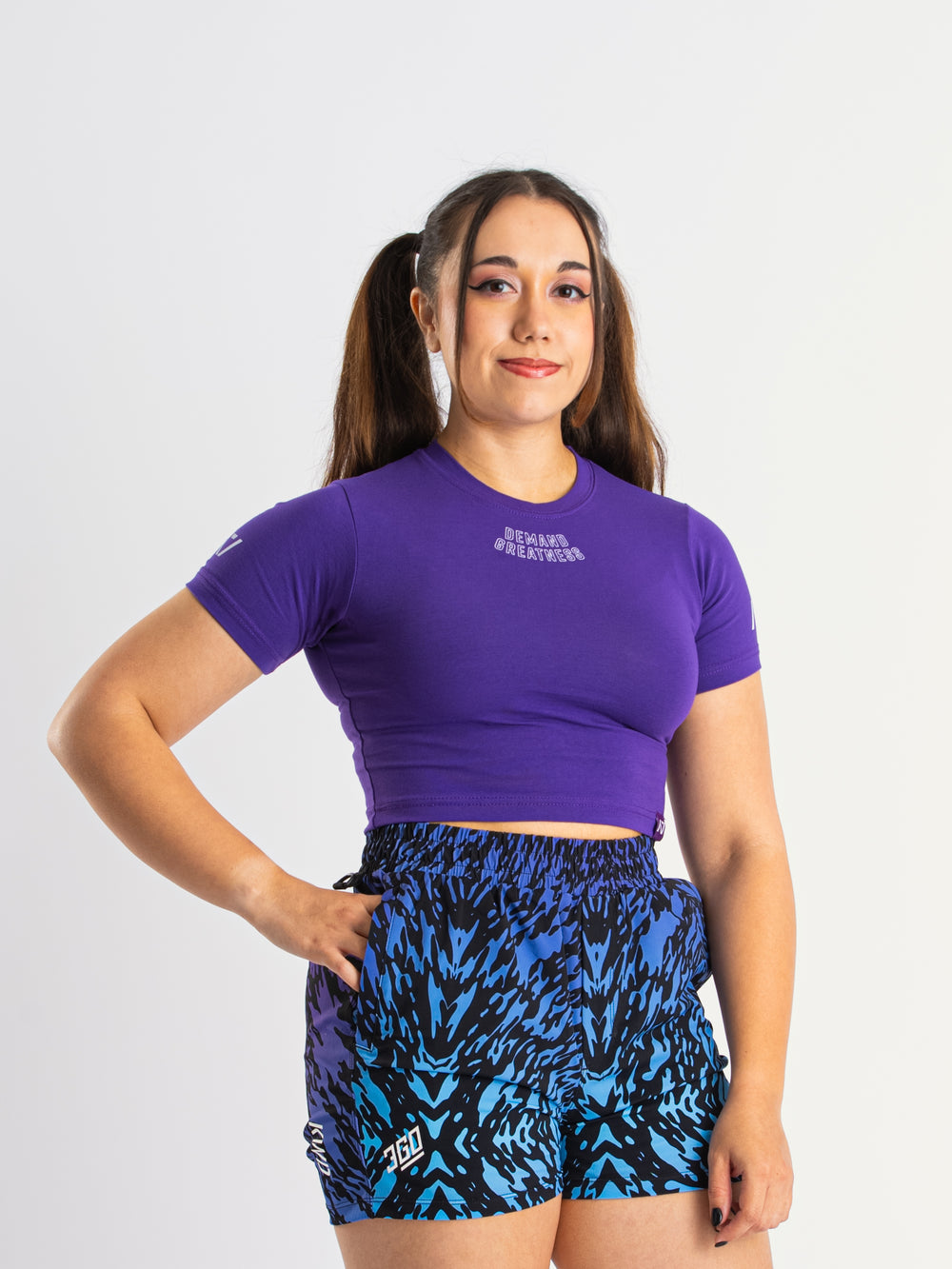 DG23 Women’s Meet Crop - Purple