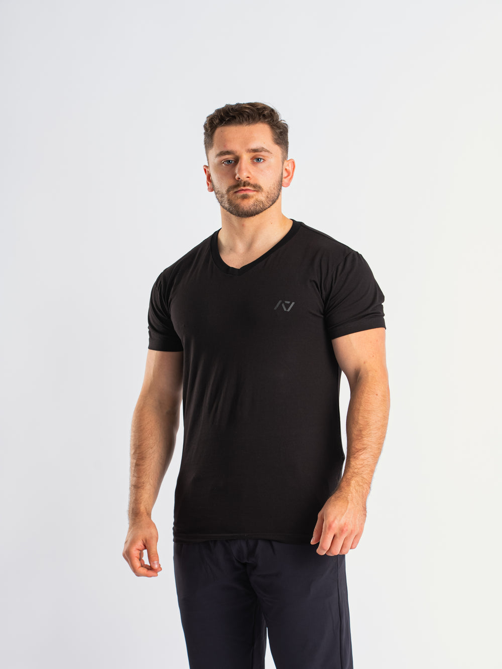 True-Fit Men's V-Neck - Stealth