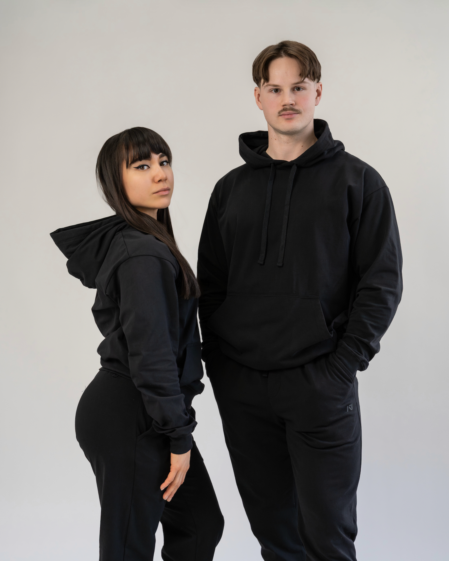 Organic Cotton Unisex Hoodie - Black