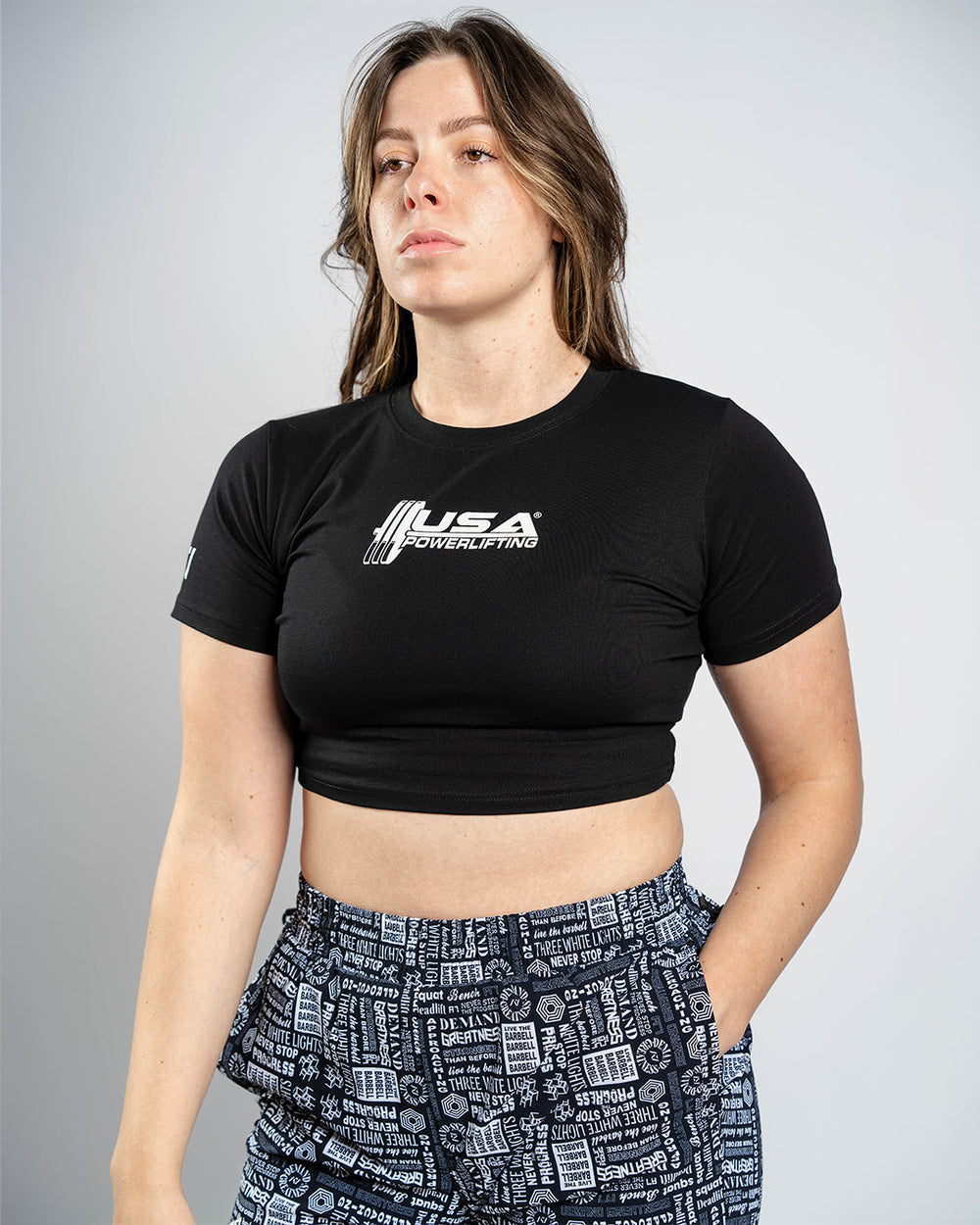 USAPL Powerlifting True-Fit Women's Crop