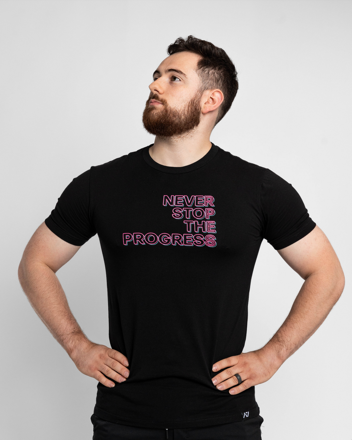 Kinetic True-Fit Men's Bar Grip Shirt - Shadow - A7