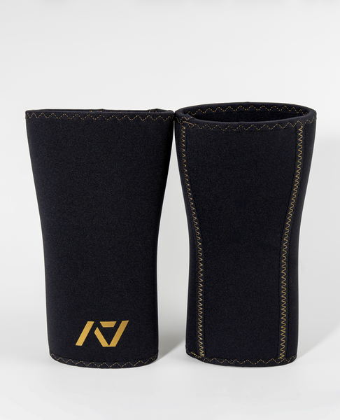 Hourglass 7mm Knee Sleeves for Squats - Stealth | A7