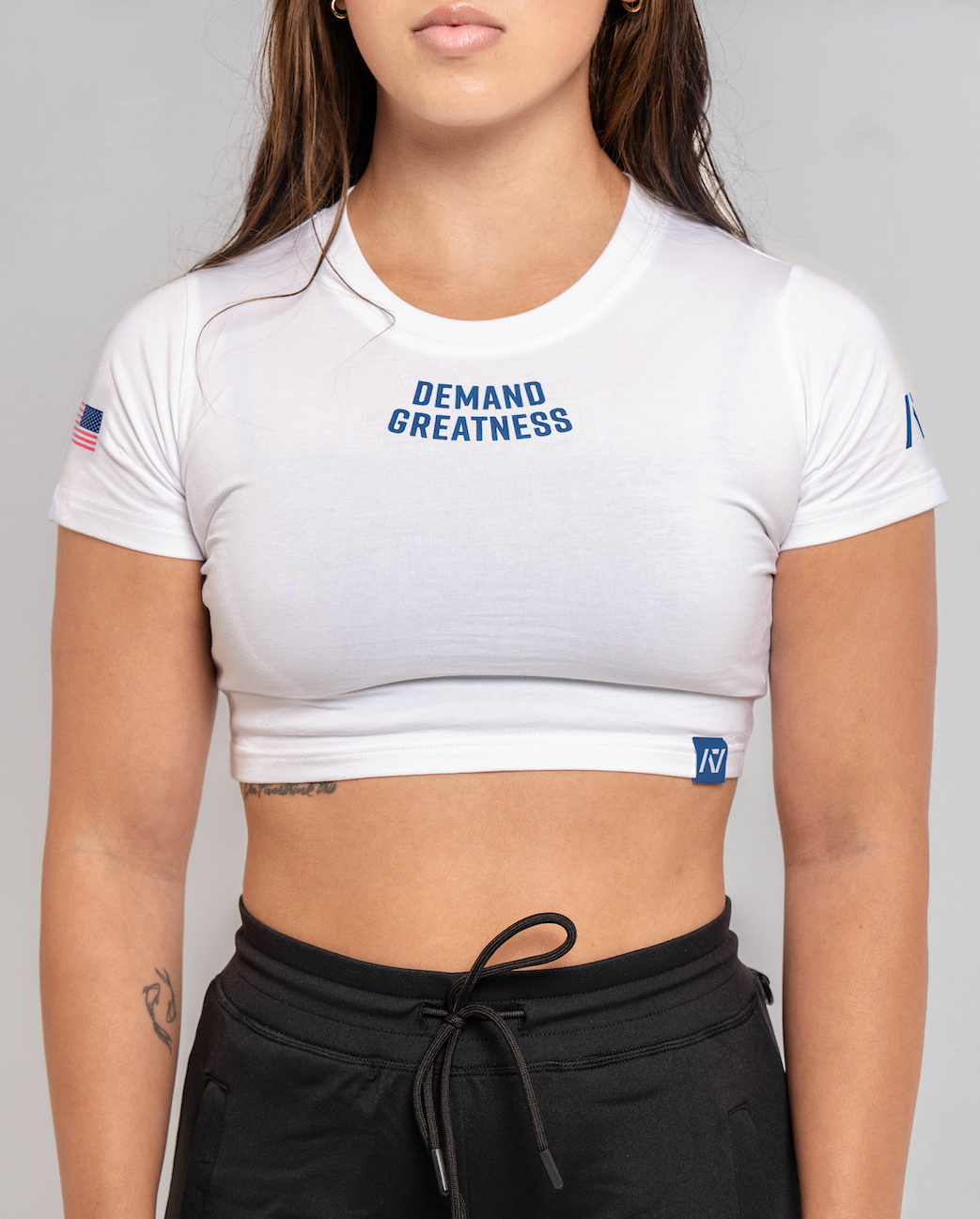 Demand Greatness True-Fit Women's Meet Crop - USA