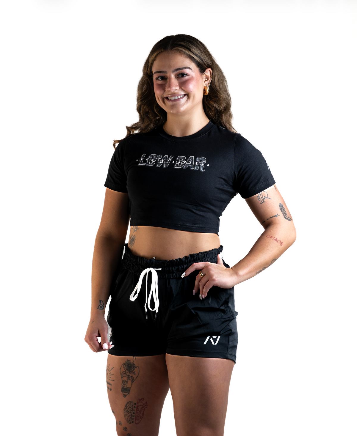 A7 Bar Grip Shirts & CropsレディースL サイズ A7 Bar Grip T-Shirt | Women's A7 Lifting Shirts for Training
