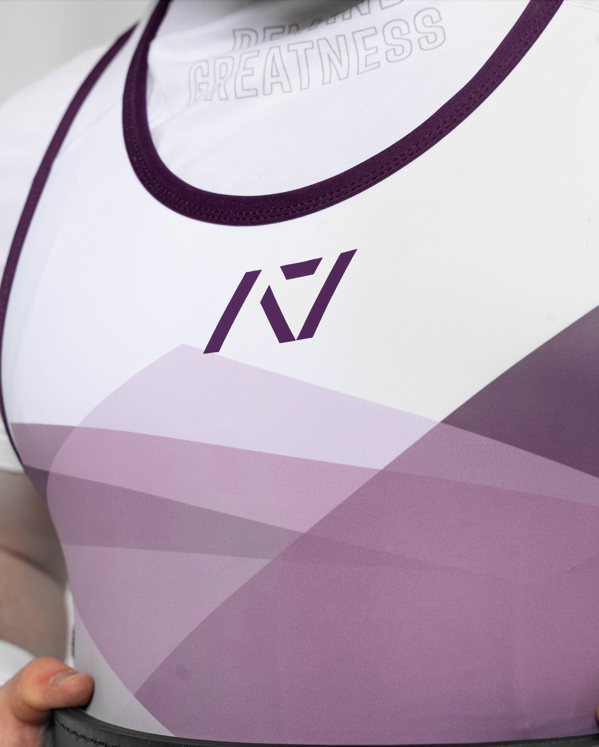 Lavender Singlet for Powerlifting | Men's Purple Singlet – A7 Lavender Singlet for Powerlifting | Men's Purple Singlet – A7