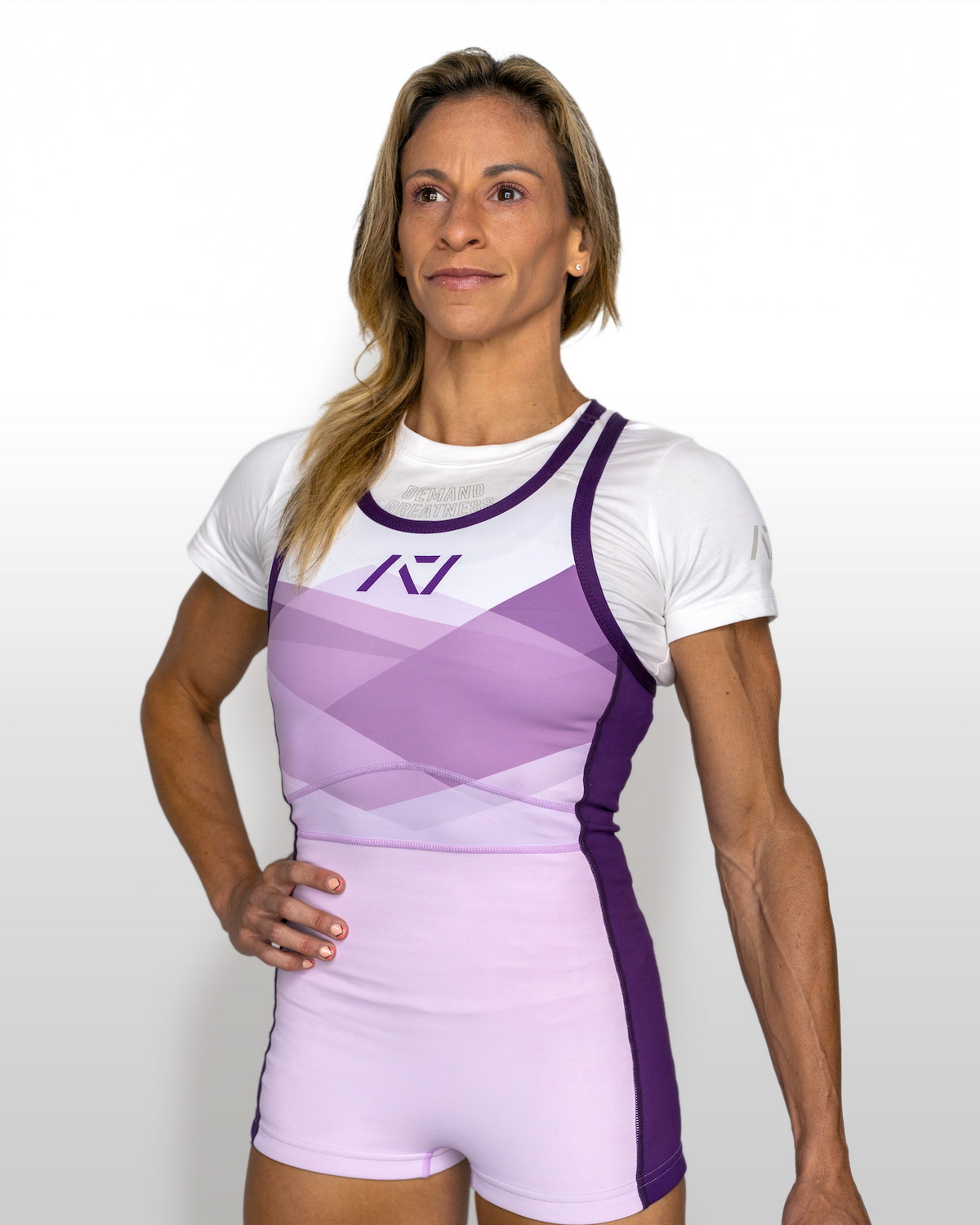 Women's Purple Singlet | Lavender Powerlifting Singlet – A7