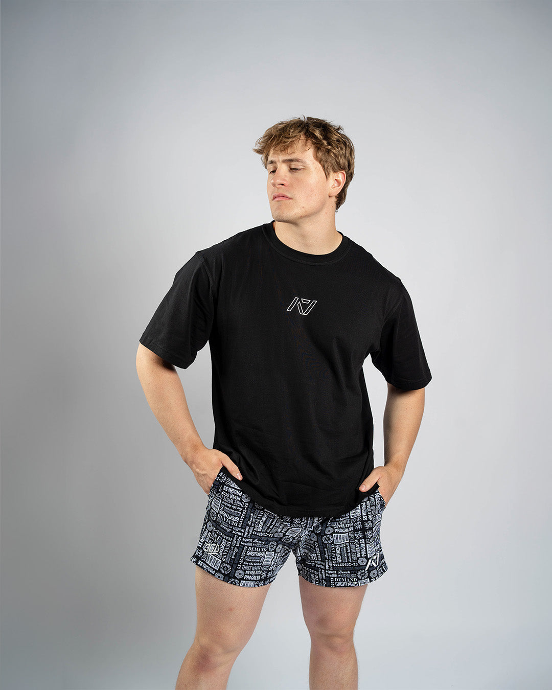 Oversized Gym Shirt for Men Women Oversized Workout Tee – A7