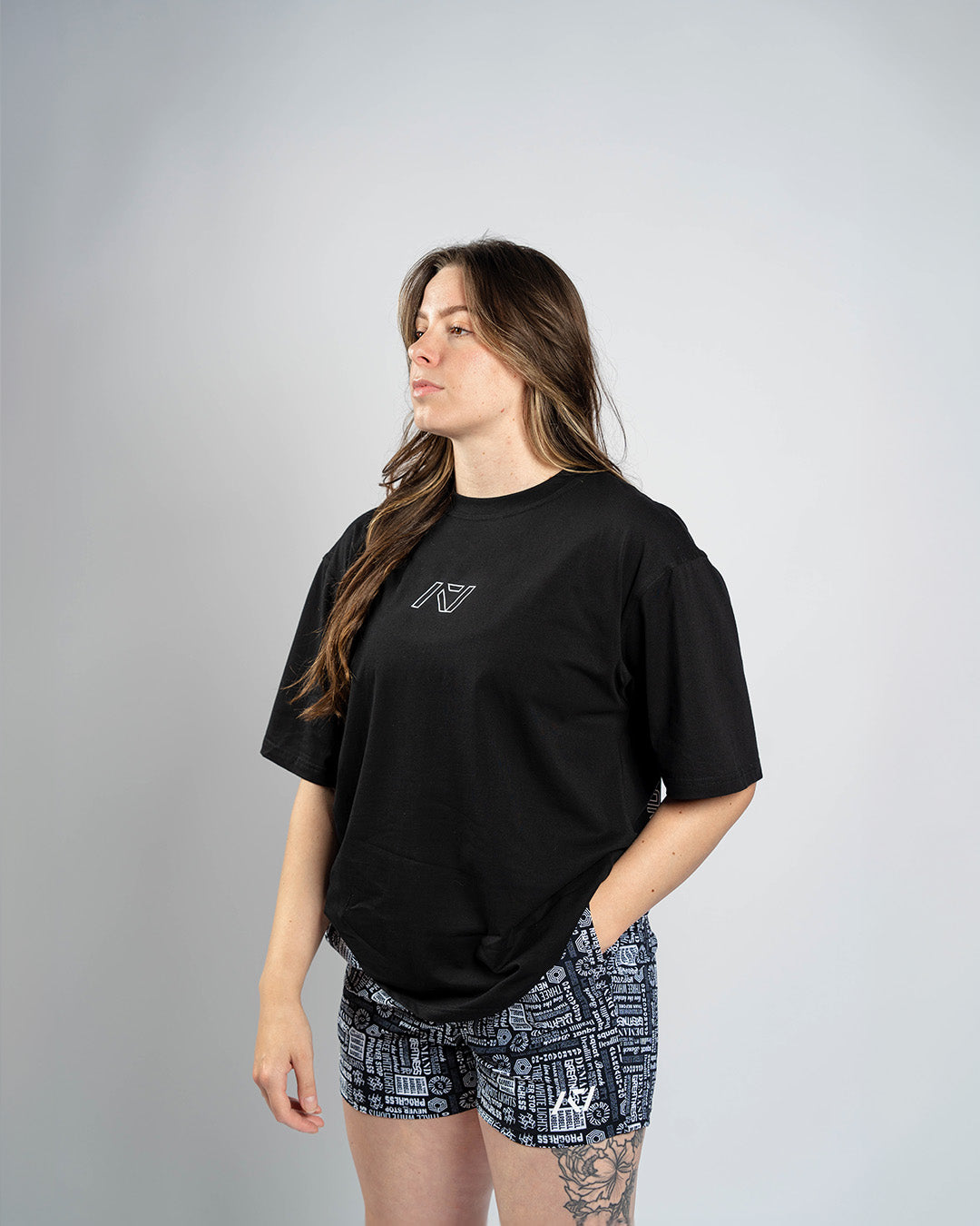 Oversized Gym Shirt for Men Women Oversized Workout Tee – A7