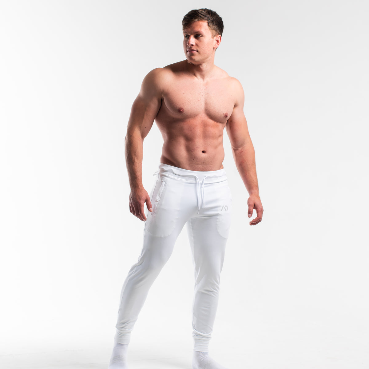Defy White Joggers for Men & Women | White Jogger Pants – A7