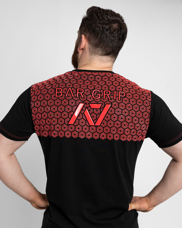 A7 USA Tシャツ XL BAR GRIP Orange/Black Kinetic True-Fit Men's Bar Grip Shirt - Shadow - A7