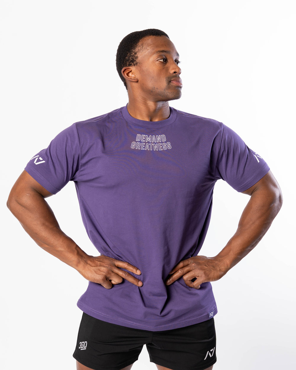 Demand Greatness True-Fit Men's Meet Shirt - Purple