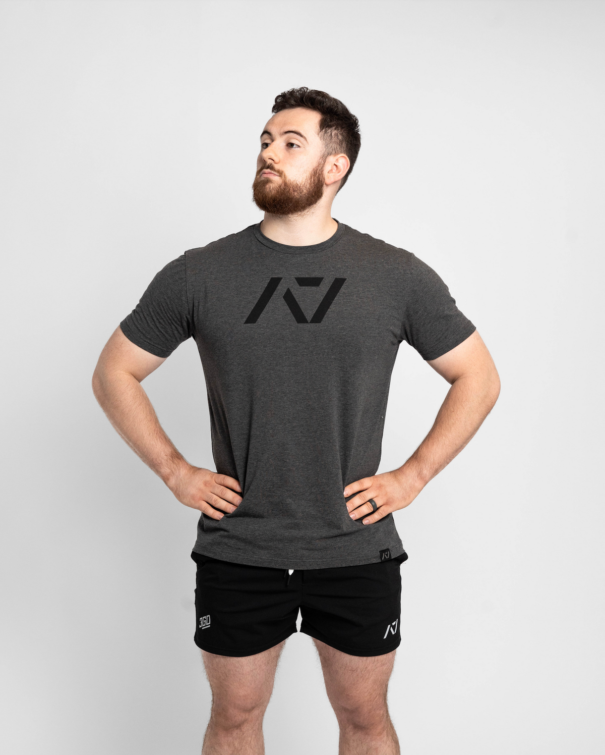Timeless True-Fit Men's Bar Grip Shirt - Charcoal - A7 Timeless True-Fit Men's Bar Grip Shirt - Charcoal - A7