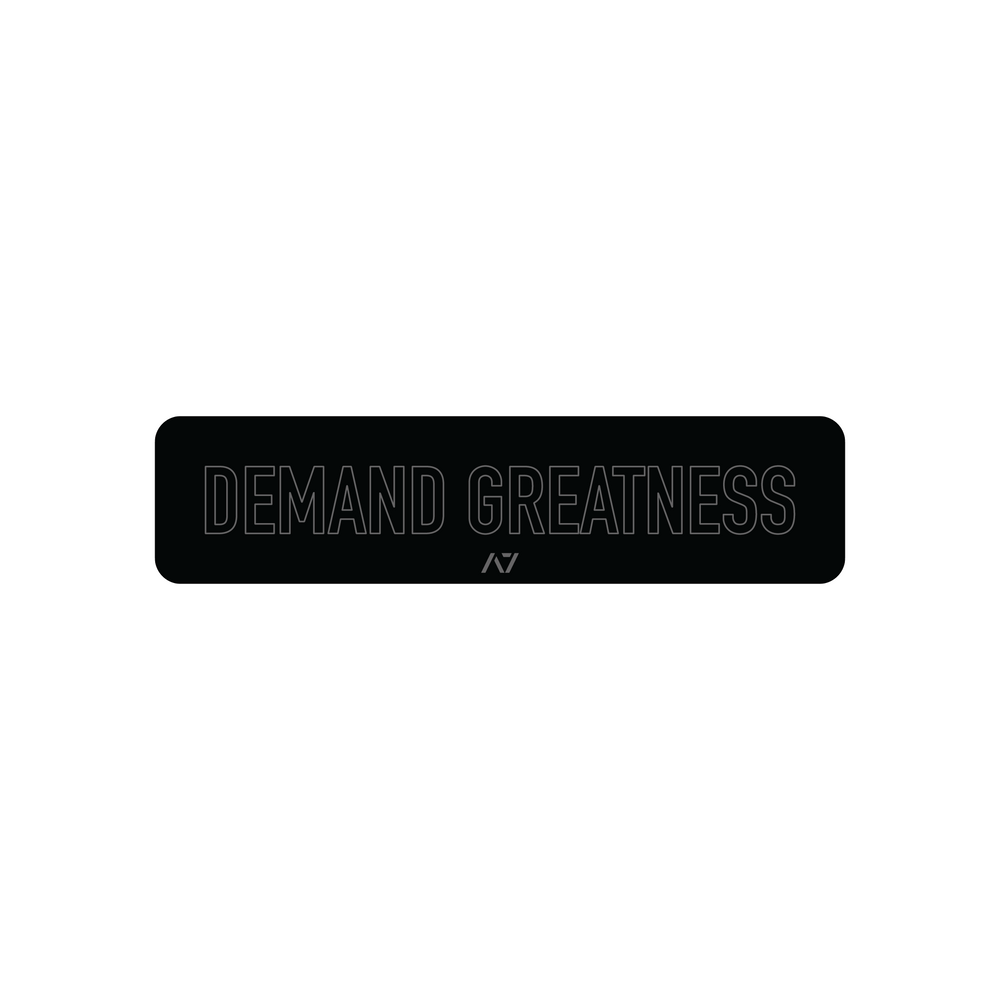 Demand Greatness Shadow Stone Sticker