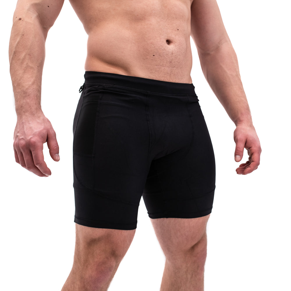 Men's OX Black Compression Shorts | Compression Shorts for Men – A7