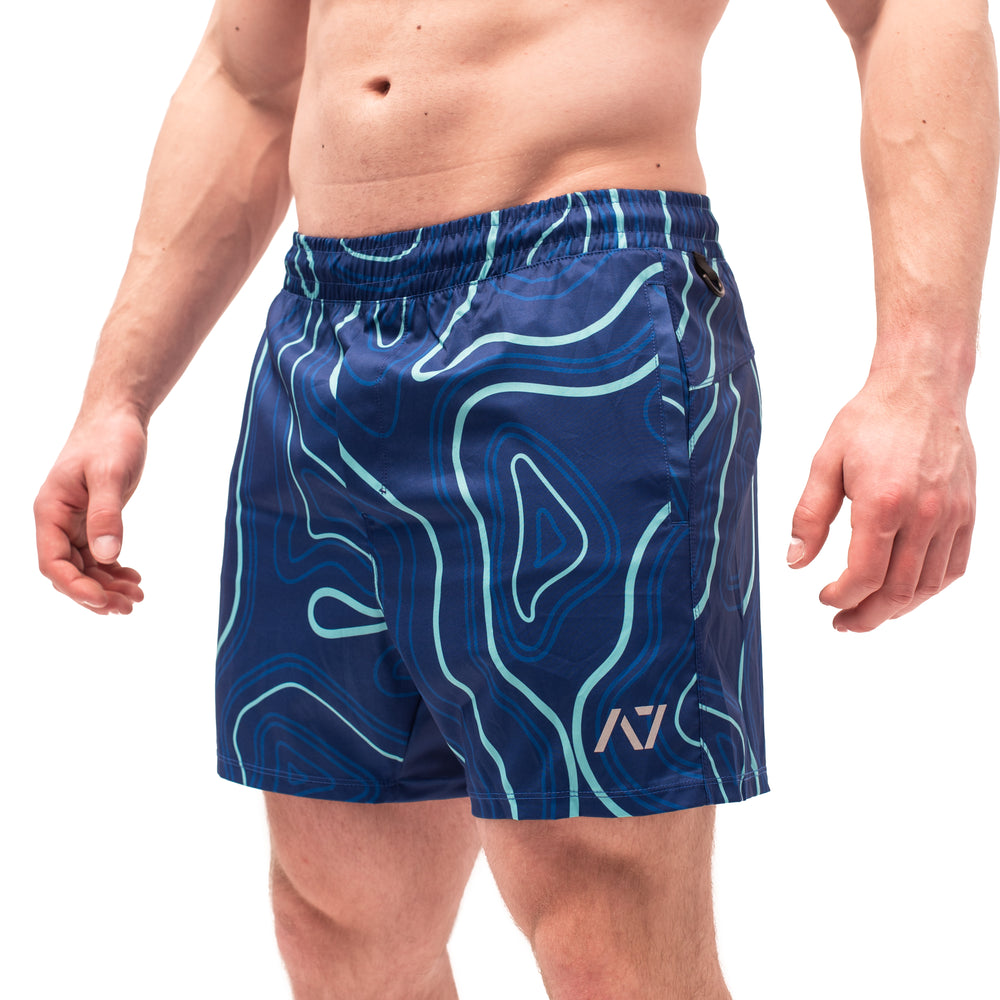 KWD Men's Squat Shorts - Cosmic Trip