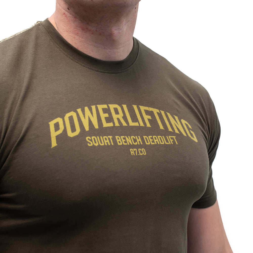 Powerlifting Military Bar Grip Men's Shirt - A7