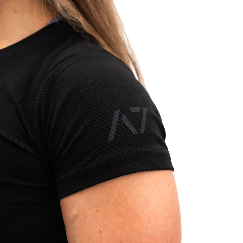
                  
                    Demand Greatness IPF Approved Logo Women's Meet Shirt - Stealth
                  
                