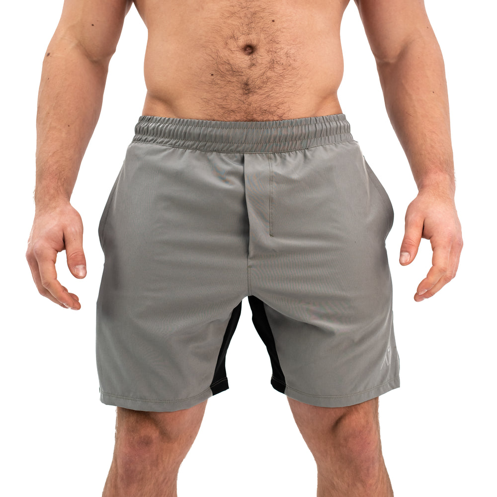 
                  
                    Men's Center-stretch Squat Shorts - Grayscale
                  
                