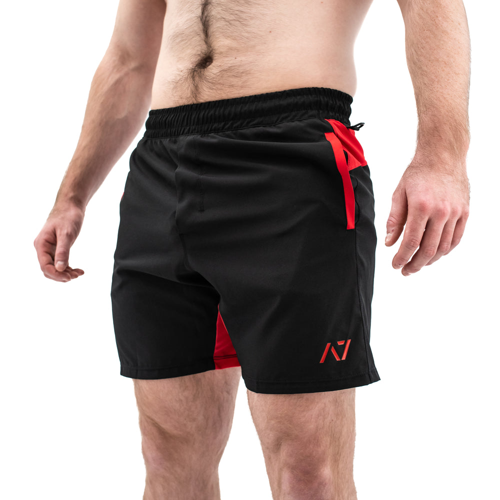 Men's Center-stretch Squat Shorts - Inferno