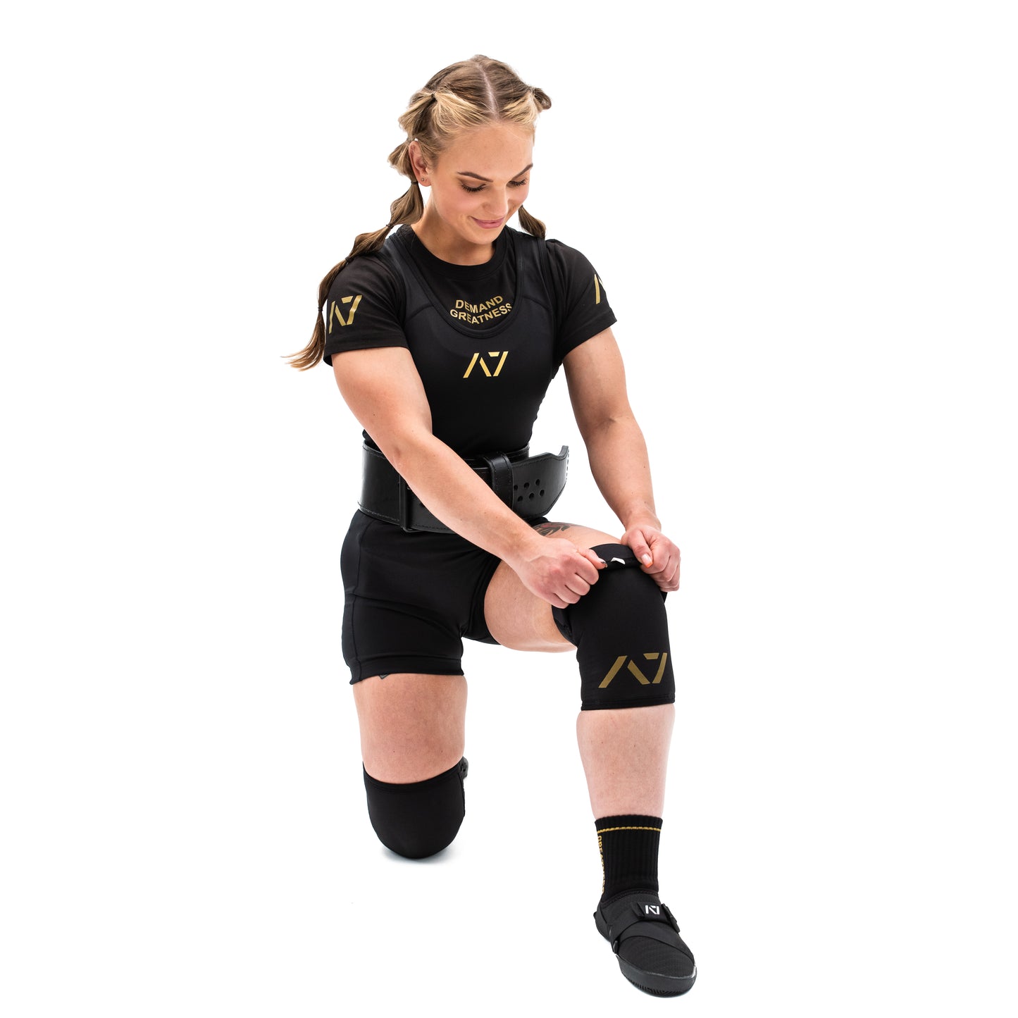 CONE Knee Sleeves - USPA & IPF Approved - Stiff - Gold Standard – A7