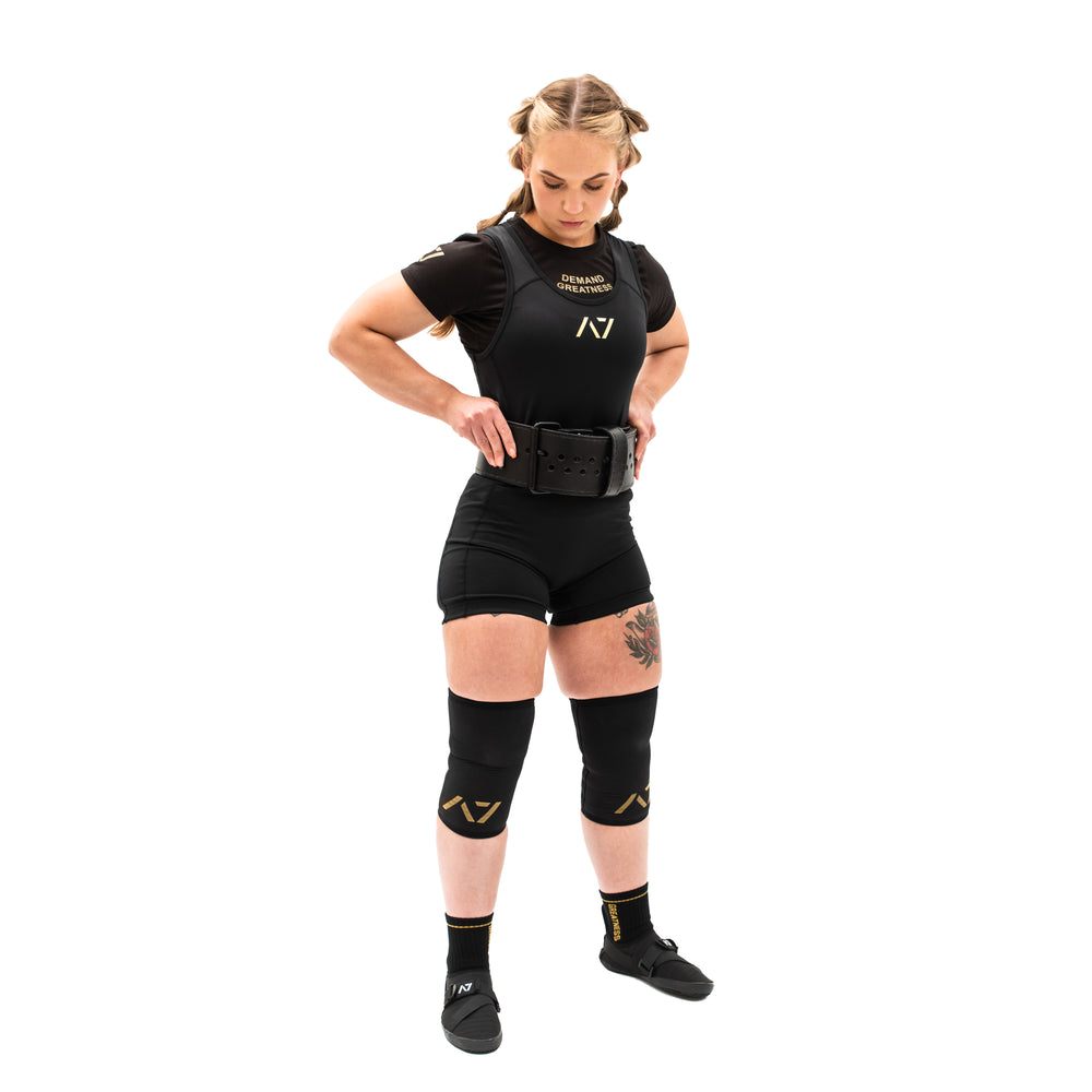 
                  
                    CONE Knee Sleeves - USPA & IPF Approved - Stiff - Gold Standard
                  
                