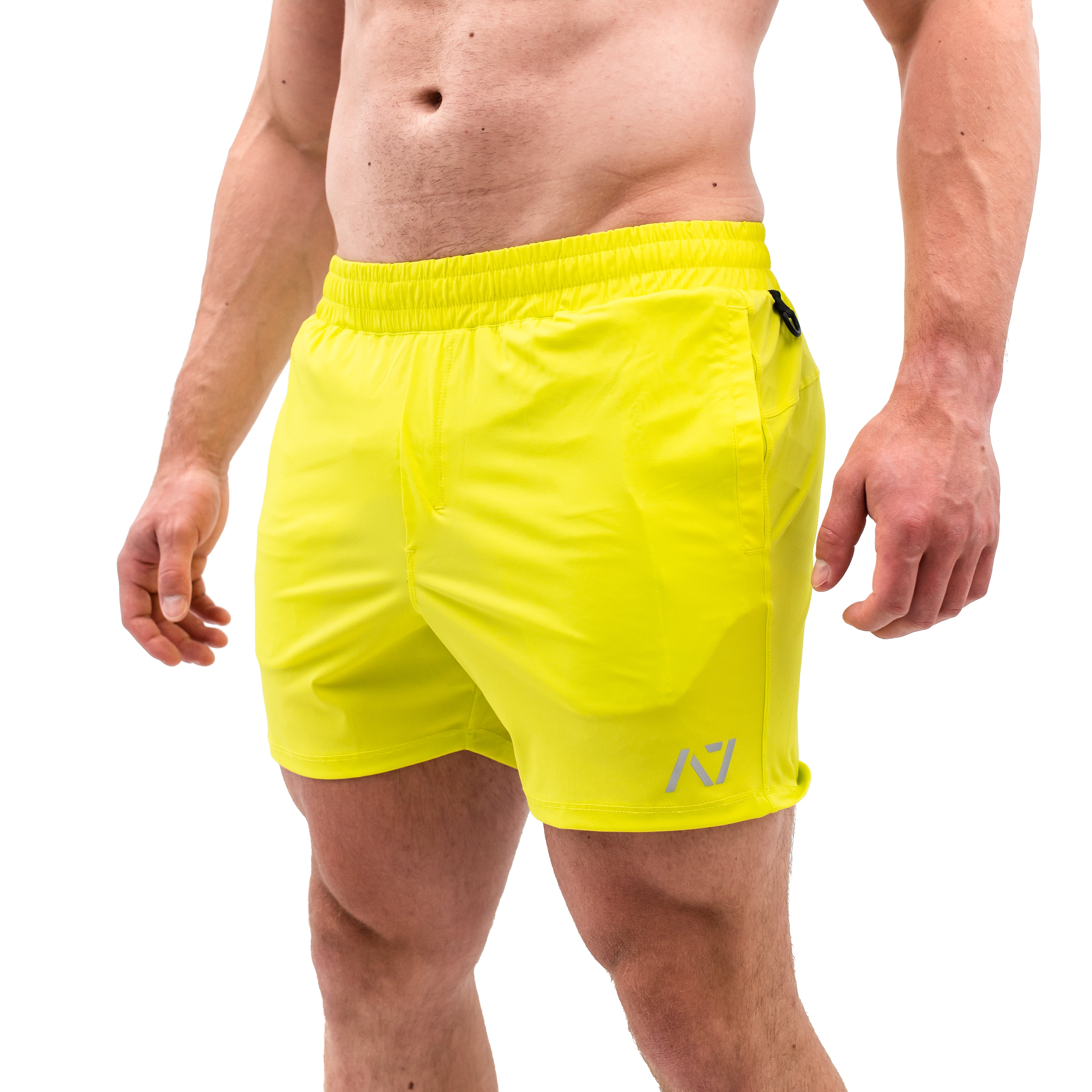 360Go KWD Electric Shorts | Neon Yellow Athletic Shorts – A7